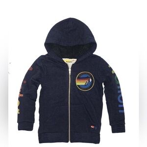 KID'S AVIATOR NATION ZIP HOODIE - NAVY